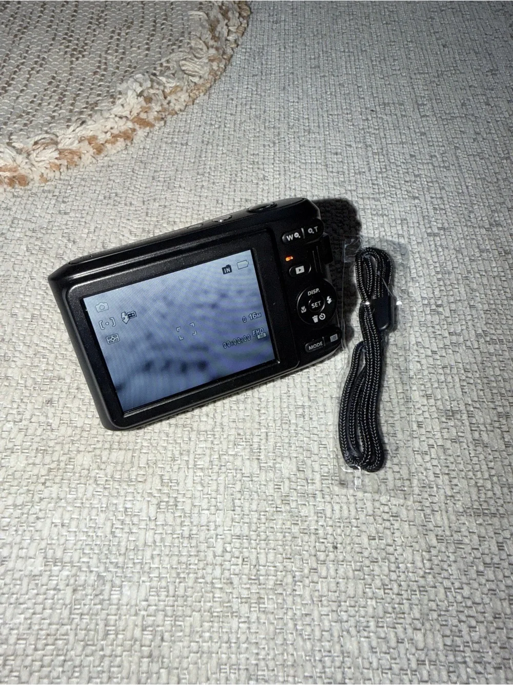 Kodak Burgundy Compact Digital Camera with Wrist Strap